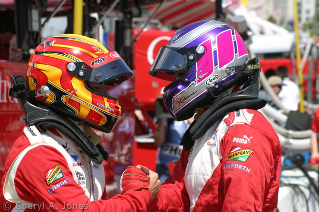 Oriol Servia and Katherine Legge, Long Beach Grand Prix, 2006